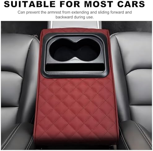 Car Center Console Armrest Pillow, Memory Foam Auto Armrest Box Cover - Image 6