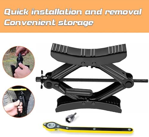 Wankic Camper Wheel Chock X Shaped RV Chocks Stabilizer - Image 4