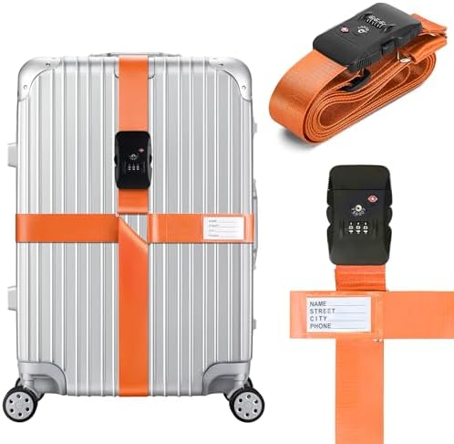 TSA Approved Luggage Straps by Linpr