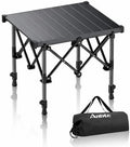 Anbte Roll Up Camping Table, Adjustable Height Max 27.5", 20” x 16” by Anbte