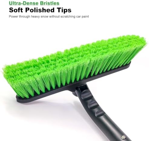 SEAAES Car Ice Scraper and Brush, Extendable Snow Brush - Image 2