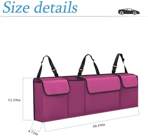 Collapsible 4-Pocket Car Trunk Organizer - Image 2