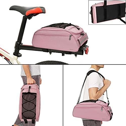 MOSISO Bike Rack Bag, Waterproof Bicycle Trunk Pannier Rear Seat Pouch - Image 4