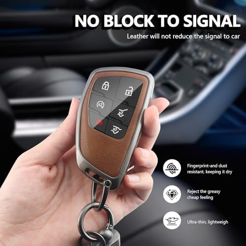 for Chevy Key Fob Cover PU Leather - Image 3