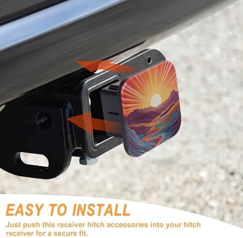 2" Trailer Hitch Cover Rubber Receiver Tube Cap Trailer Hitch Covers - Image 4