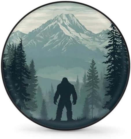 Bigfoot Spare Tire Cover 16in Spare Wheel Covers Tire Storage Cover by YoYoYuchong