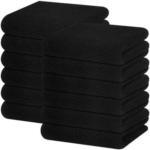 Homaxy 100% Cotton Waffle Weave Kitchen Dish Towels 12-Pack by Homaxy