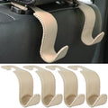 4-Pack Car Headrest Hooks Holds 55lbs Seat Storage Organizer by Amooca