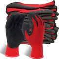 Evridwear Crinkle Latex Rubber Coated Safety Work Gloves by Evridwear