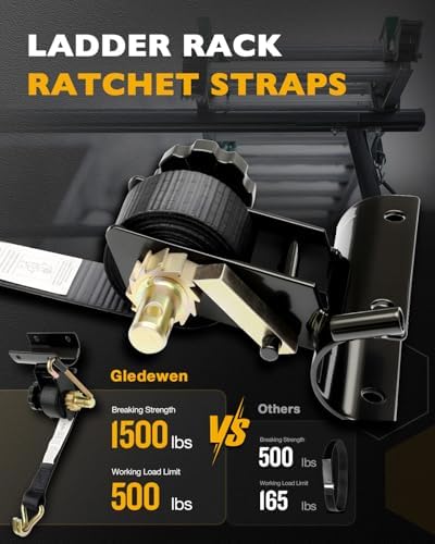 Ladder Rack Ratchet Straps - Image 2