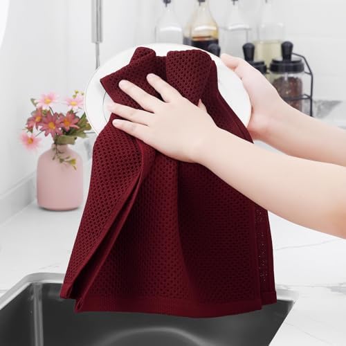 Homaxy 100% Cotton Waffle Weave Kitchen Dish Towels 24-Pack - Image 4