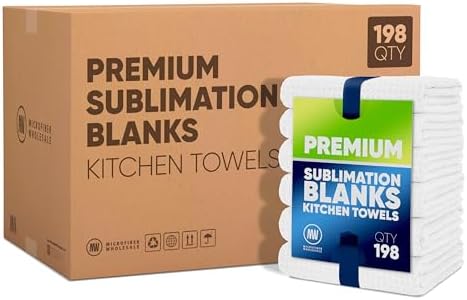 Microfiber Wholesale Sublimation Blanks Towels 16x16 by MicrofiberWholesale