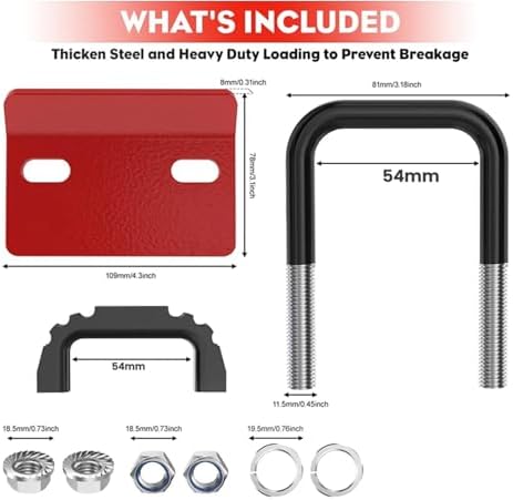 Hitch Tightener 2pCS Hitch Anti Rattle Anti Rattle Clamp, Hitch Stabilizer - Image 6