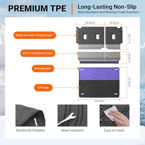 powoq 4 Door Cargo Mat Compatible - Image 6