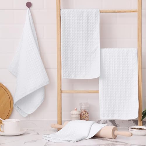 Homaxy Microfiber Waffle Weave Kitchen Towels, 6 Pack - Image 5