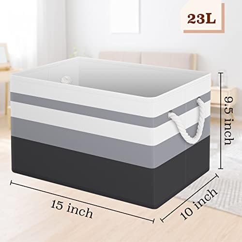 Fab totes Storage Bins 8-Pack, Foldable Storage Baskets - Image 2