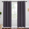 NICETOWN Greyish Purple Blackout Curtains, 2 Panels by NICETOWN