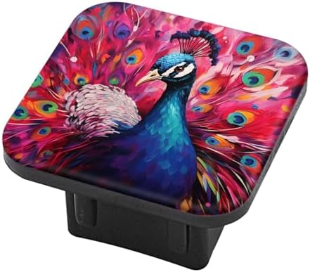 Hitch Cover Fits for 2-Inch Hitch, Elegant Peacock - Image 2