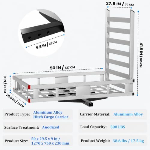 Trailer Hitch Cargo Carrier - Image 2