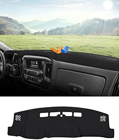 Autorder Dashboard Cover Mat for 2014-2018 Chevy Chevrolet Silverado/GMC Sierra by Autorder