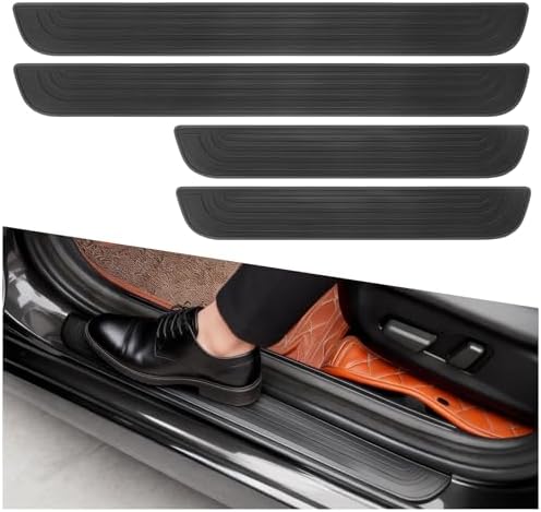 4PCS Car Door Edge Guards with 2.36" Width, Rubber Car Door Sill Protector by Unknown
