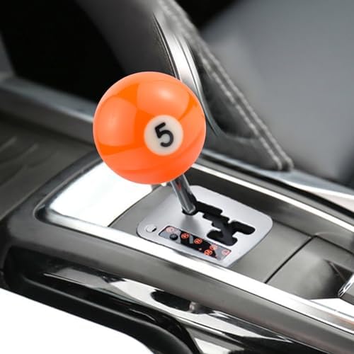 5 Ball Billiard Shift Knob Polished Car Racing Gear Shifter Grip - Image 3