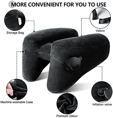 Sunany Travel Neck Pillow for Airplane Pillow Comfortably Supports Head - Image 3