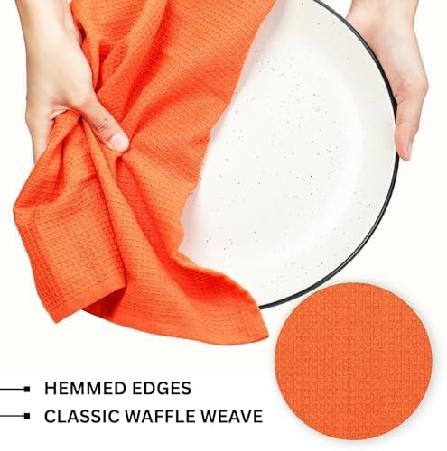 PurpleEssences Solid Kitchen Cloths, Dish Towel 15x25 Set of 4 - Image 3