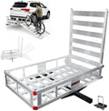 50"x29.5"x9" Aluminum Hitch Cargo Carrier 500lbs Capacity by Unknown