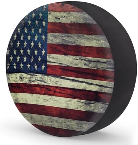 Flag Spare Tire Cover 15in Spare Wheel Covers Tire Storage Cover - Image 2