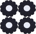 4-Pack Car Cup Holder Coaster Inserts, Daisy Shape, 2.75 Inch Non-Slip Silicone by MEAJOO