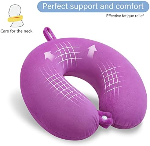 Travel Pillow Memory Foam Neck Pillow Airplane Car - Image 4