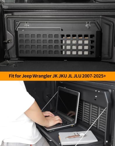 Hoolcar Tailgate Table Double-Layer Foldable Table Cargo Shelf Storage Rack Fit - Image 7