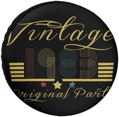 Generic Vintage 1983 Original Parts Tire Covers, Dust-Proof Weatherproof Wheel by Unknown