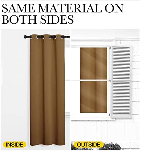NICETOWN Sleek Blackout Curtains 86 inches Length - Image 6