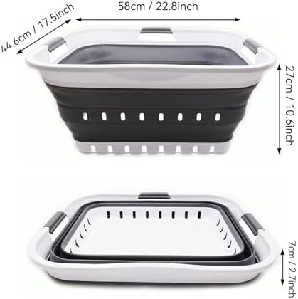 SAMMART 42L Collapsible Plastic Laundry Basket - Image 5