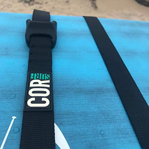 COR Surf Aero Roof Rack Pads, No-Scratch Tie Down Straps, 28in Wide 15ft - Image 6