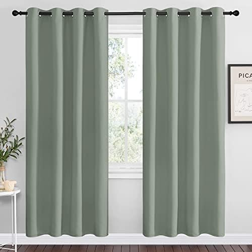 NICETOWN Sage Green Blackout Curtains by NICETOWN