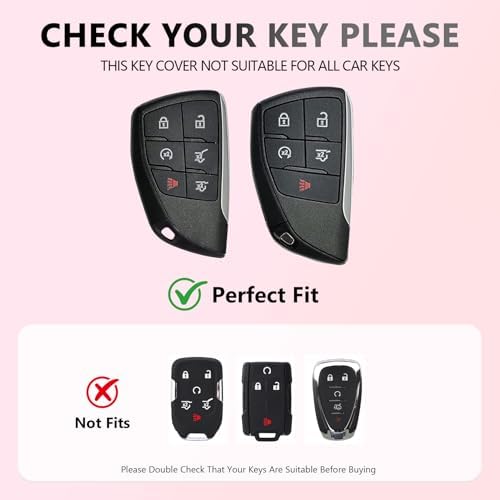 for Chevy Key Fob Cover, 5 Button TPU Protection Case - Image 2