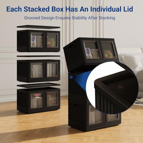 FLEXIMOUNTS 150 QT Stackable Plastic Storage Bins - Image 5