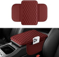 Amiss Car Center Console Cover, Upgraded Leather Car Armrest Cushion by Amiss