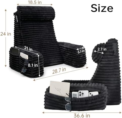 ENITYA 24" XXL Back Pillow for Bed Sitting Up - Image 3