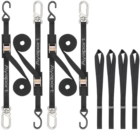 Ayaport Cam Buckle Tie Down Straps 6 feet by Ayaport