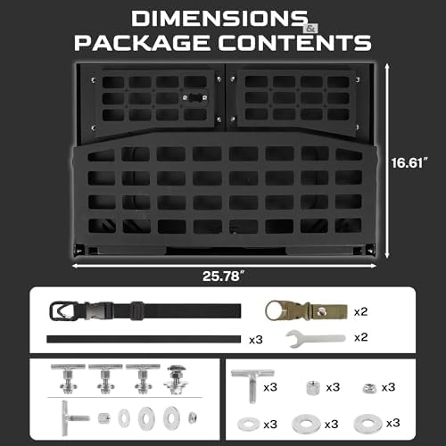 Tailgate Table for 2021–2026 Ford Bronco 2/4-Door Foldable Rear Cargo Shelf - Image 2