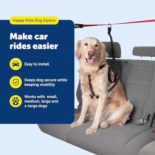 PetSafe Happy Ride Dog Zipline Car Leash - Image 4