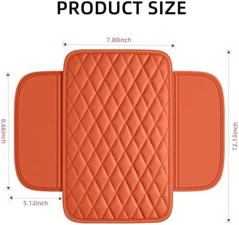 Leather Waterproof Car Armrest Console Pad - Image 5