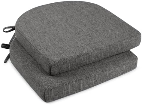 downluxe Indoor Chair Cushions for Dining Chairs, Soft and Comfortable Textured by Downluxe