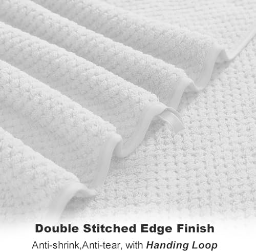 Smuge Bath Towel Set, 4-Piece 35x70 Inches, Extra Large Microfiber Bath Towels - Image 6