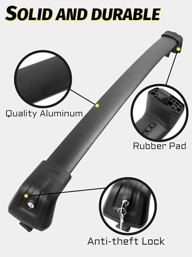 330LB Roof Rack Cross Bars Fit for 2020-2026 Explorer Cargo Bars - Image 5