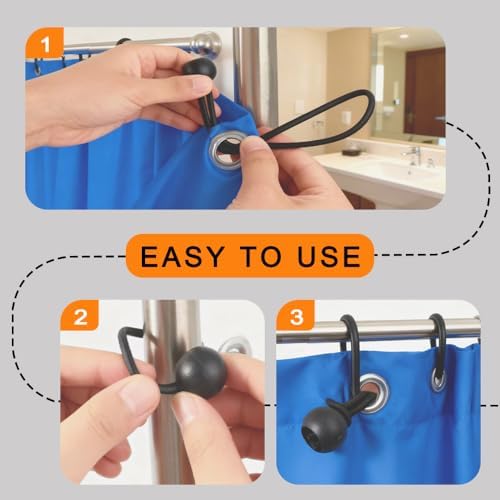 35 Pack Ball Bungee Cord, 6 Inch Bungee Cords - Image 4